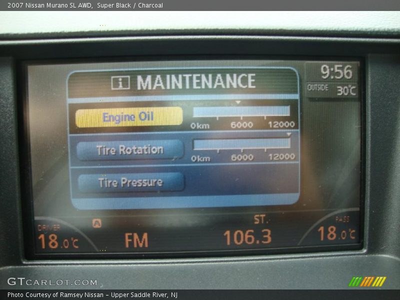 Super Black / Charcoal 2007 Nissan Murano SL AWD