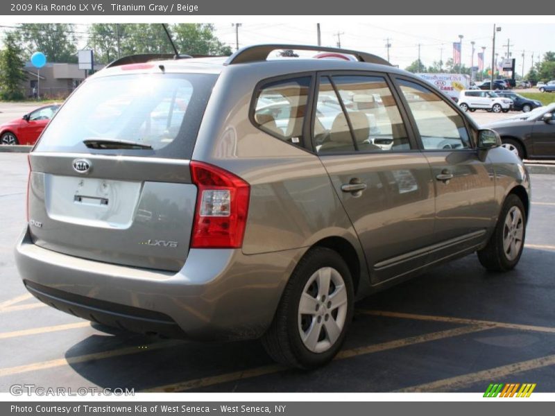 Titanium Gray / Beige 2009 Kia Rondo LX V6