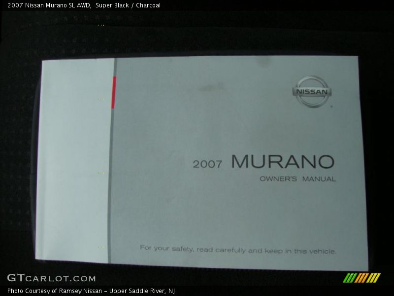 Super Black / Charcoal 2007 Nissan Murano SL AWD