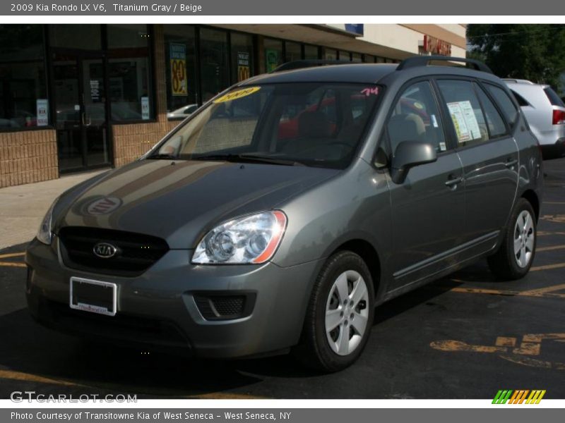 Titanium Gray / Beige 2009 Kia Rondo LX V6