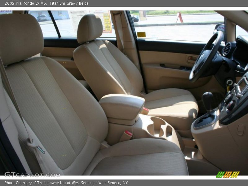 Titanium Gray / Beige 2009 Kia Rondo LX V6