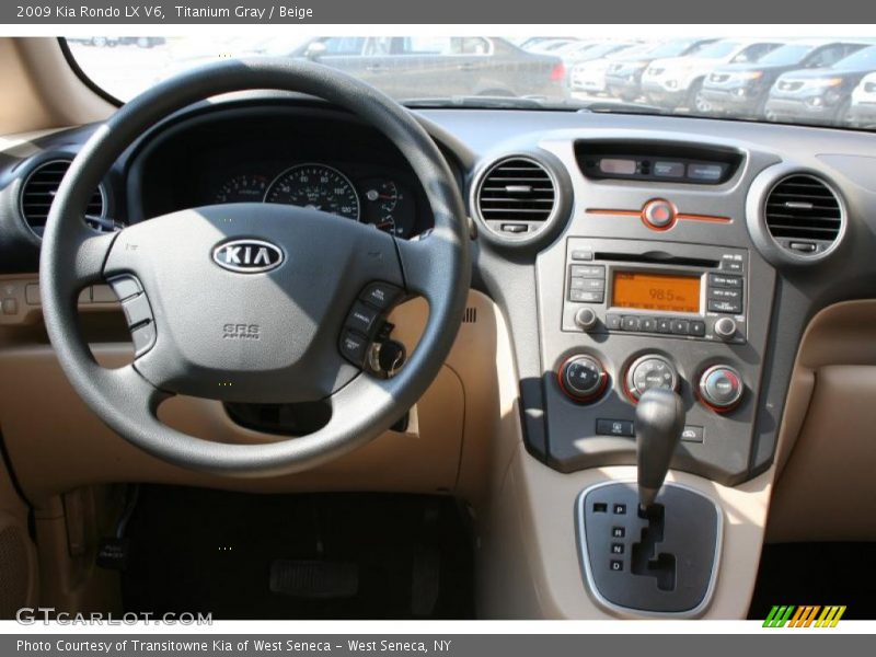 Titanium Gray / Beige 2009 Kia Rondo LX V6