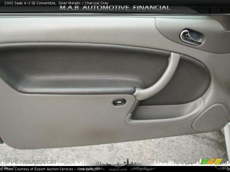 Silver Metallic / Charcoal Gray 2002 Saab 9-3 SE Convertible