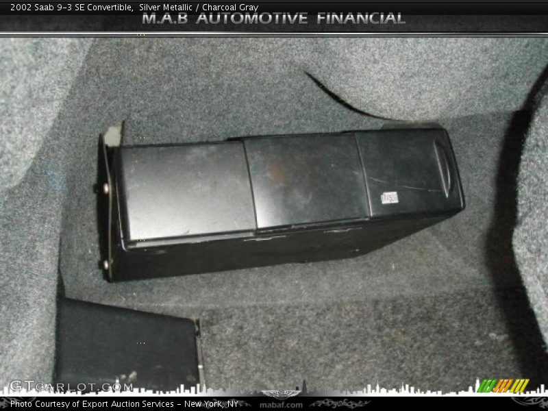 Silver Metallic / Charcoal Gray 2002 Saab 9-3 SE Convertible
