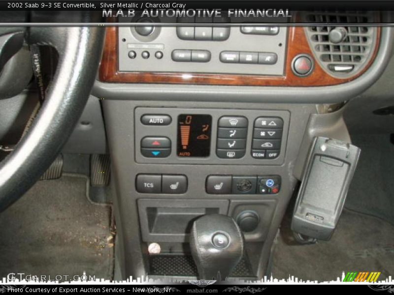 Silver Metallic / Charcoal Gray 2002 Saab 9-3 SE Convertible