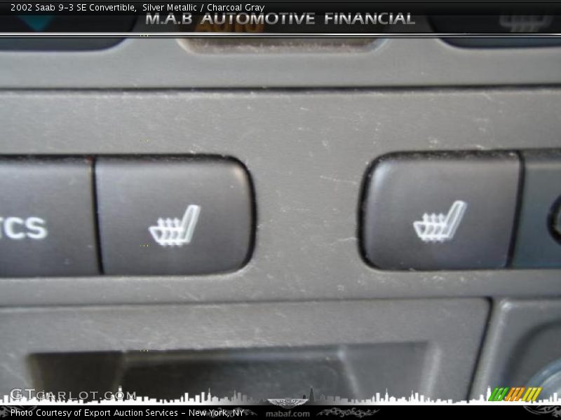 Silver Metallic / Charcoal Gray 2002 Saab 9-3 SE Convertible