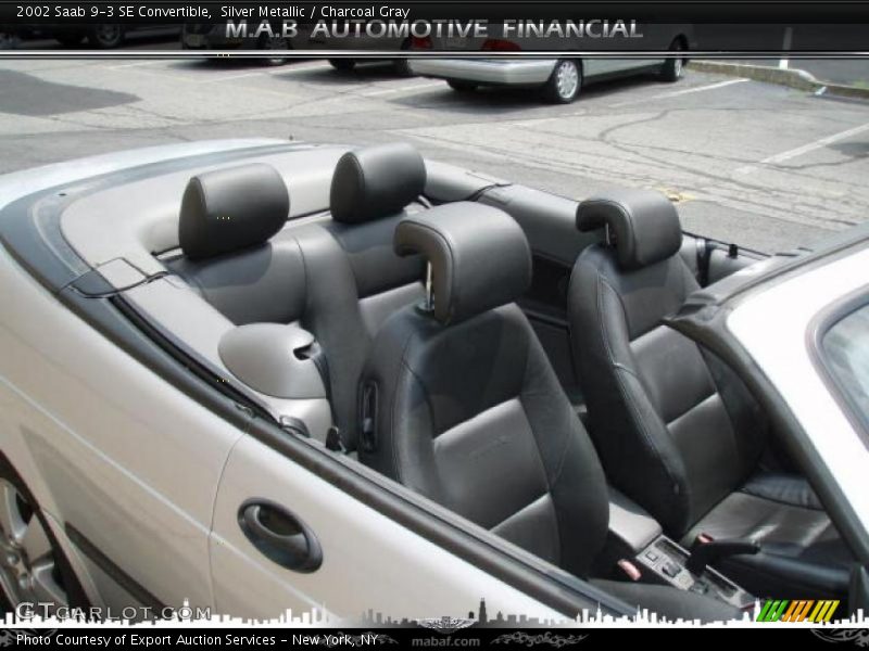 Silver Metallic / Charcoal Gray 2002 Saab 9-3 SE Convertible
