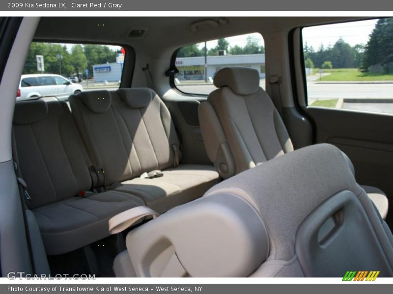 Claret Red / Gray 2009 Kia Sedona LX