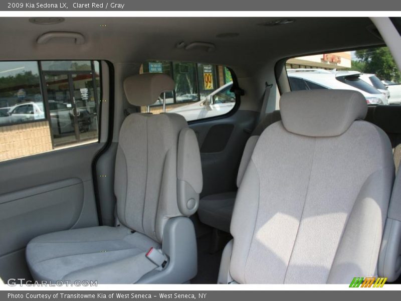 Claret Red / Gray 2009 Kia Sedona LX