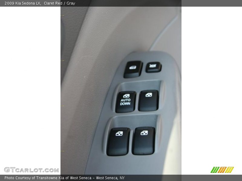 Claret Red / Gray 2009 Kia Sedona LX