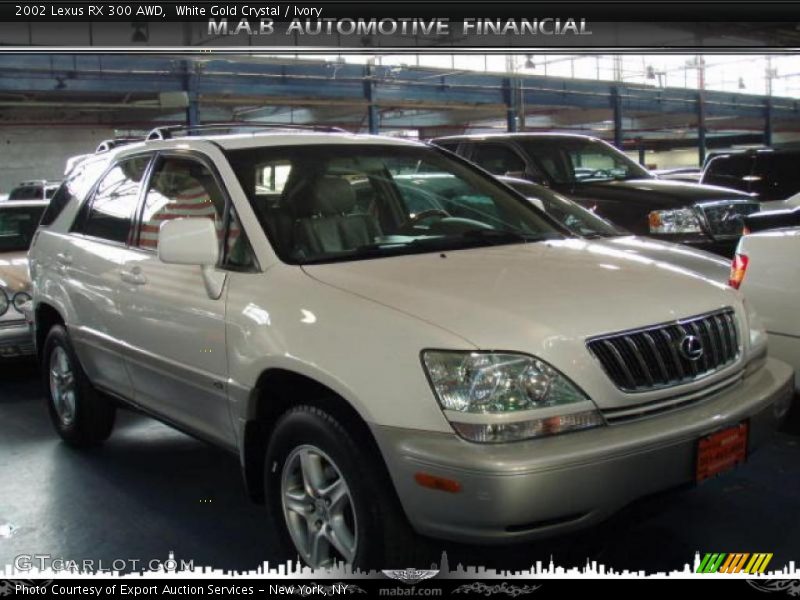 White Gold Crystal / Ivory 2002 Lexus RX 300 AWD