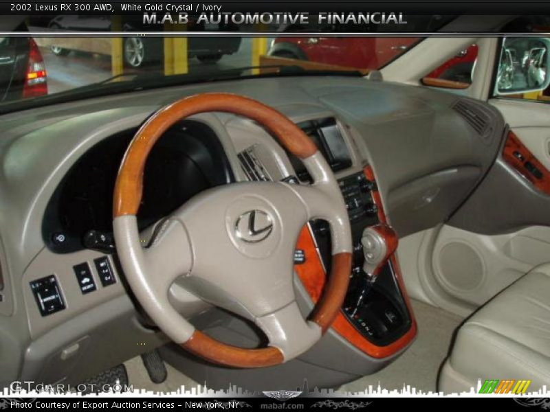 White Gold Crystal / Ivory 2002 Lexus RX 300 AWD
