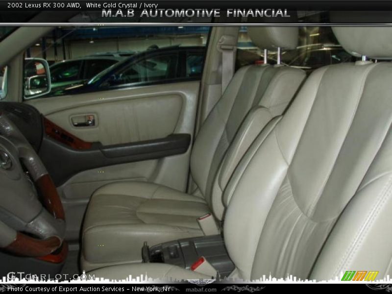 White Gold Crystal / Ivory 2002 Lexus RX 300 AWD