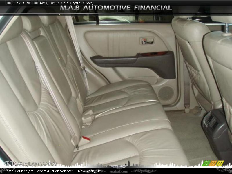 White Gold Crystal / Ivory 2002 Lexus RX 300 AWD