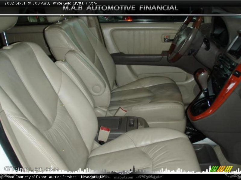White Gold Crystal / Ivory 2002 Lexus RX 300 AWD