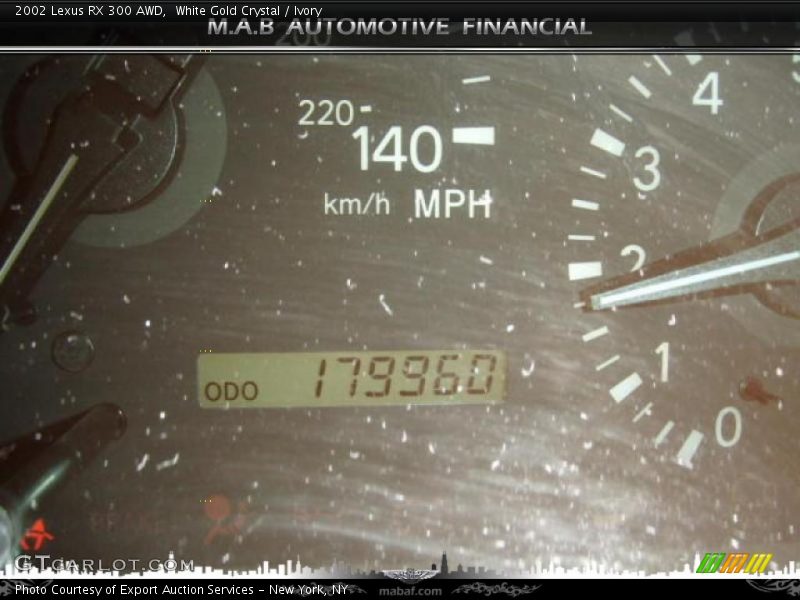 White Gold Crystal / Ivory 2002 Lexus RX 300 AWD