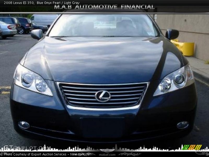 Blue Onyx Pearl / Light Gray 2008 Lexus ES 350