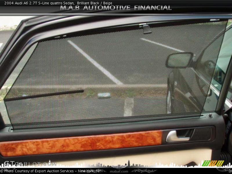 Brilliant Black / Beige 2004 Audi A6 2.7T S-Line quattro Sedan