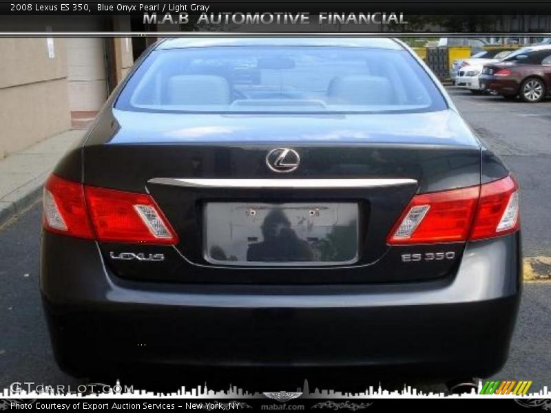 Blue Onyx Pearl / Light Gray 2008 Lexus ES 350