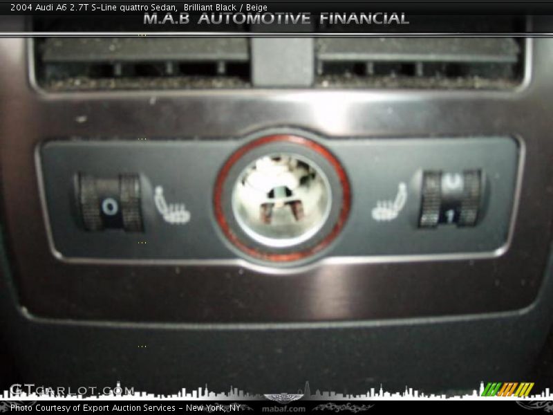 Brilliant Black / Beige 2004 Audi A6 2.7T S-Line quattro Sedan