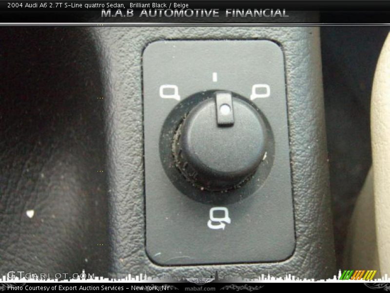 Brilliant Black / Beige 2004 Audi A6 2.7T S-Line quattro Sedan