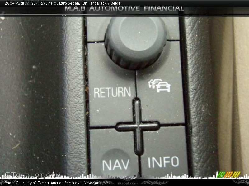 Brilliant Black / Beige 2004 Audi A6 2.7T S-Line quattro Sedan