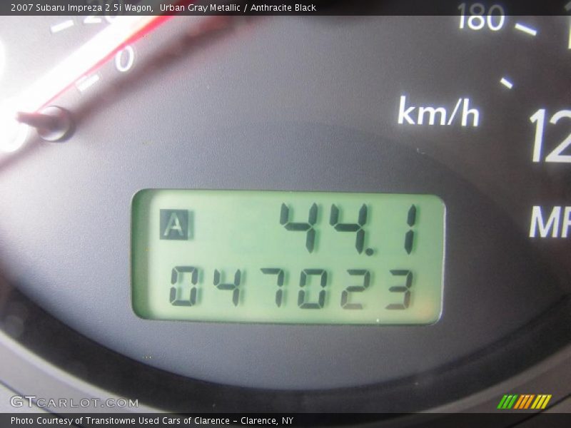 Urban Gray Metallic / Anthracite Black 2007 Subaru Impreza 2.5i Wagon