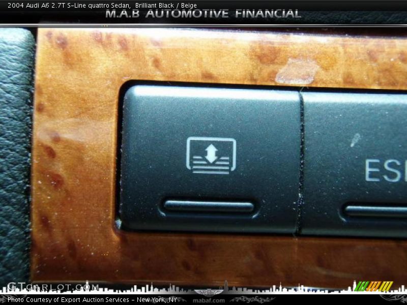 Brilliant Black / Beige 2004 Audi A6 2.7T S-Line quattro Sedan