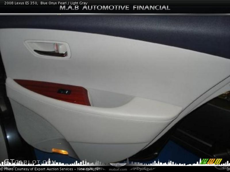 Blue Onyx Pearl / Light Gray 2008 Lexus ES 350