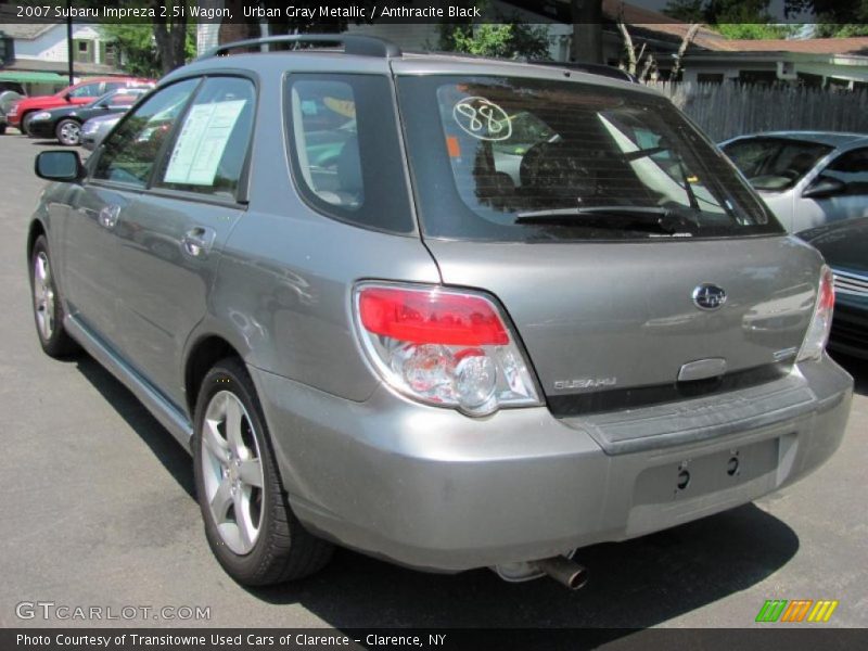 Urban Gray Metallic / Anthracite Black 2007 Subaru Impreza 2.5i Wagon