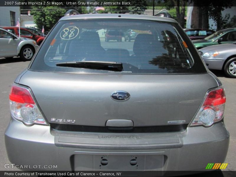 Urban Gray Metallic / Anthracite Black 2007 Subaru Impreza 2.5i Wagon