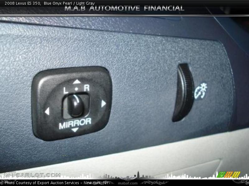 Blue Onyx Pearl / Light Gray 2008 Lexus ES 350