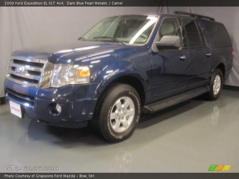 Dark Blue Pearl Metallic / Camel 2009 Ford Expedition EL XLT 4x4