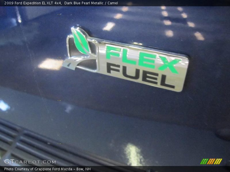 Dark Blue Pearl Metallic / Camel 2009 Ford Expedition EL XLT 4x4