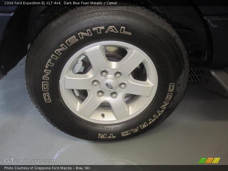 Dark Blue Pearl Metallic / Camel 2009 Ford Expedition EL XLT 4x4