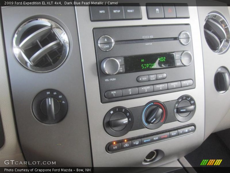 Dark Blue Pearl Metallic / Camel 2009 Ford Expedition EL XLT 4x4