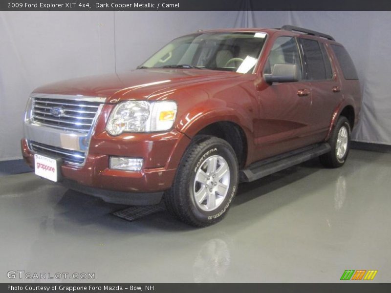 Dark Copper Metallic / Camel 2009 Ford Explorer XLT 4x4