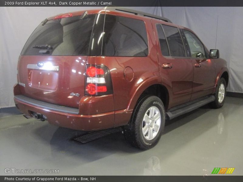 Dark Copper Metallic / Camel 2009 Ford Explorer XLT 4x4