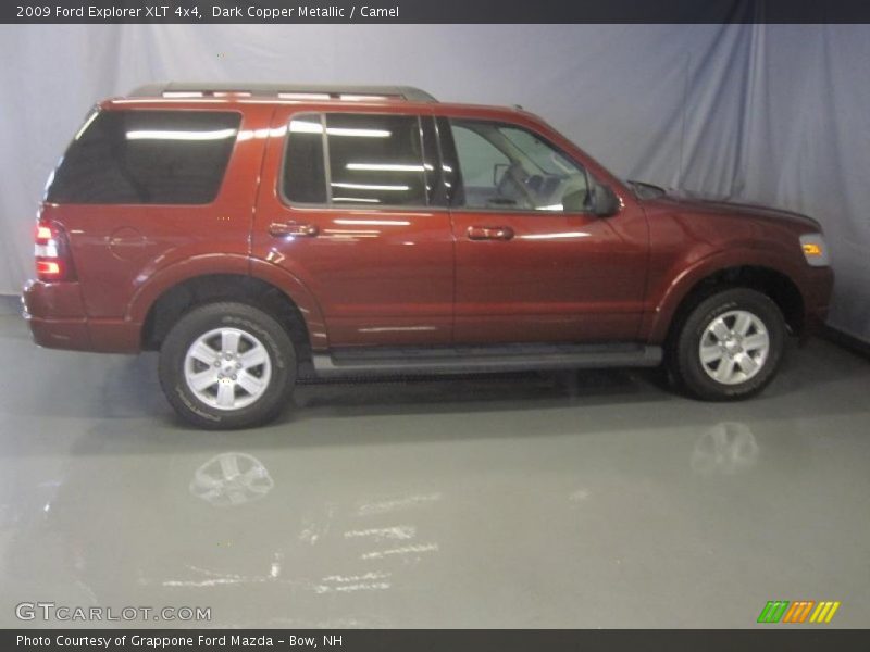 Dark Copper Metallic / Camel 2009 Ford Explorer XLT 4x4