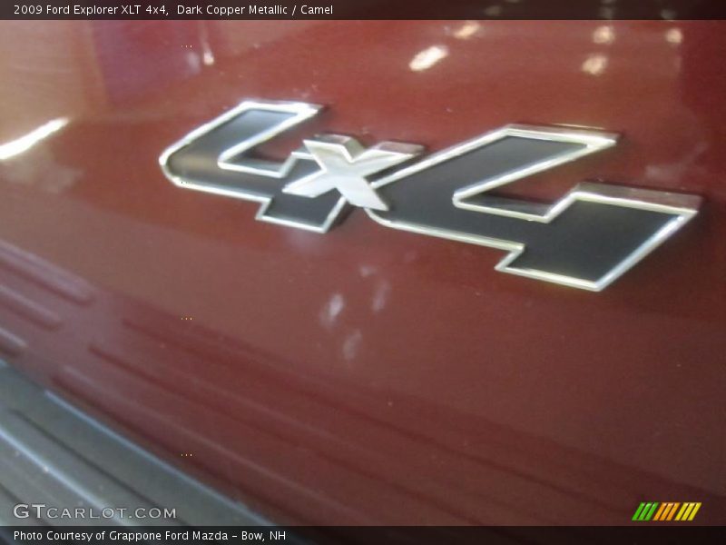 Dark Copper Metallic / Camel 2009 Ford Explorer XLT 4x4