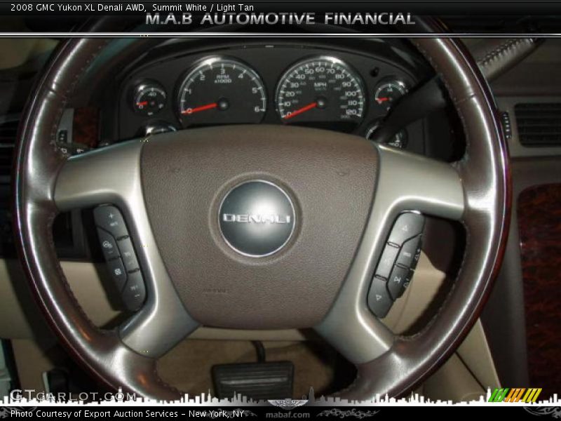 Summit White / Light Tan 2008 GMC Yukon XL Denali AWD