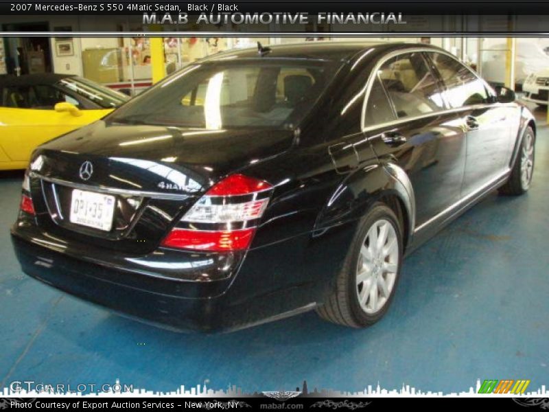 Black / Black 2007 Mercedes-Benz S 550 4Matic Sedan