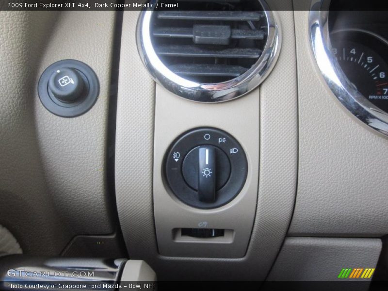 Dark Copper Metallic / Camel 2009 Ford Explorer XLT 4x4