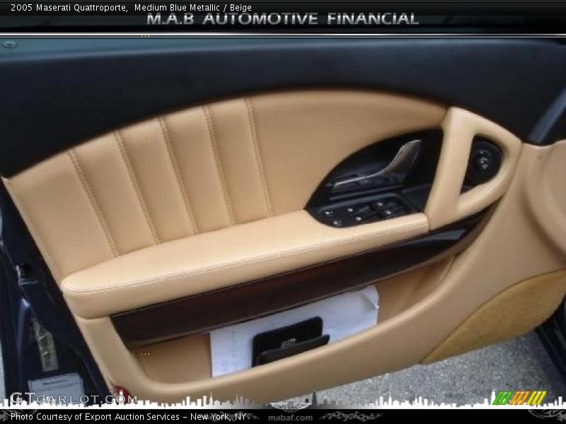 Medium Blue Metallic / Beige 2005 Maserati Quattroporte