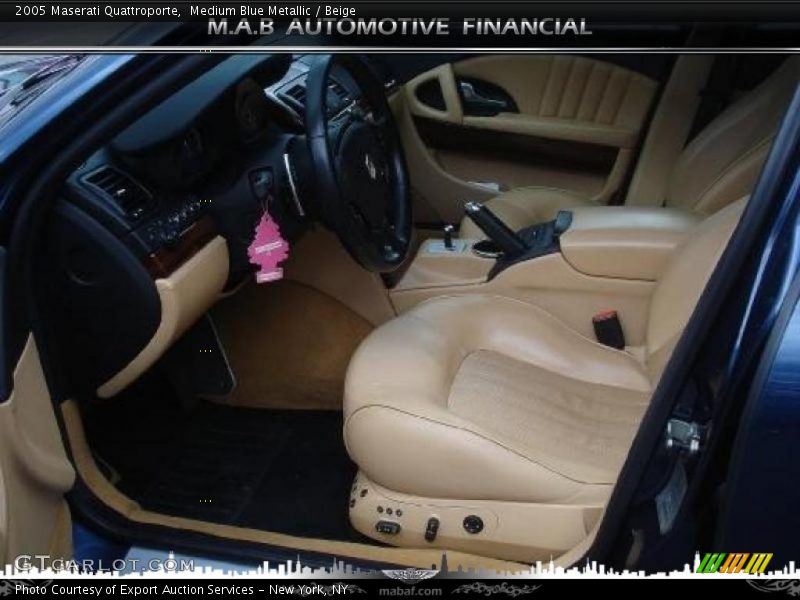 Medium Blue Metallic / Beige 2005 Maserati Quattroporte