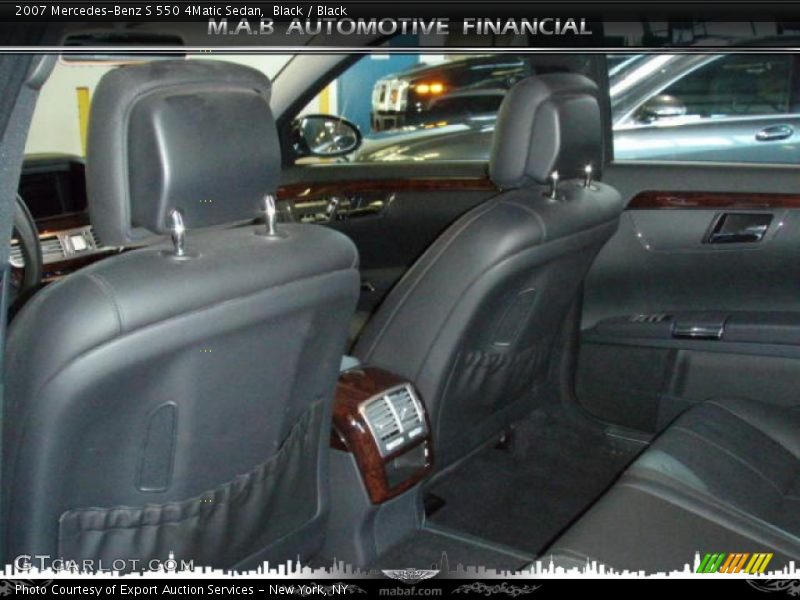 Black / Black 2007 Mercedes-Benz S 550 4Matic Sedan