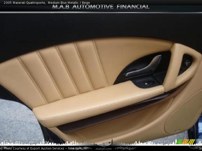 Medium Blue Metallic / Beige 2005 Maserati Quattroporte