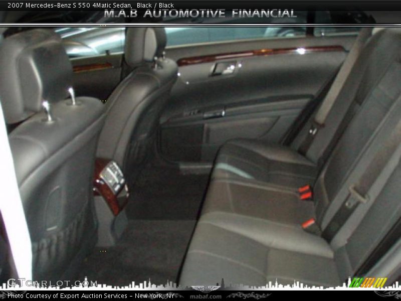 Black / Black 2007 Mercedes-Benz S 550 4Matic Sedan