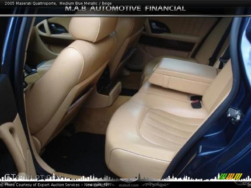 Medium Blue Metallic / Beige 2005 Maserati Quattroporte