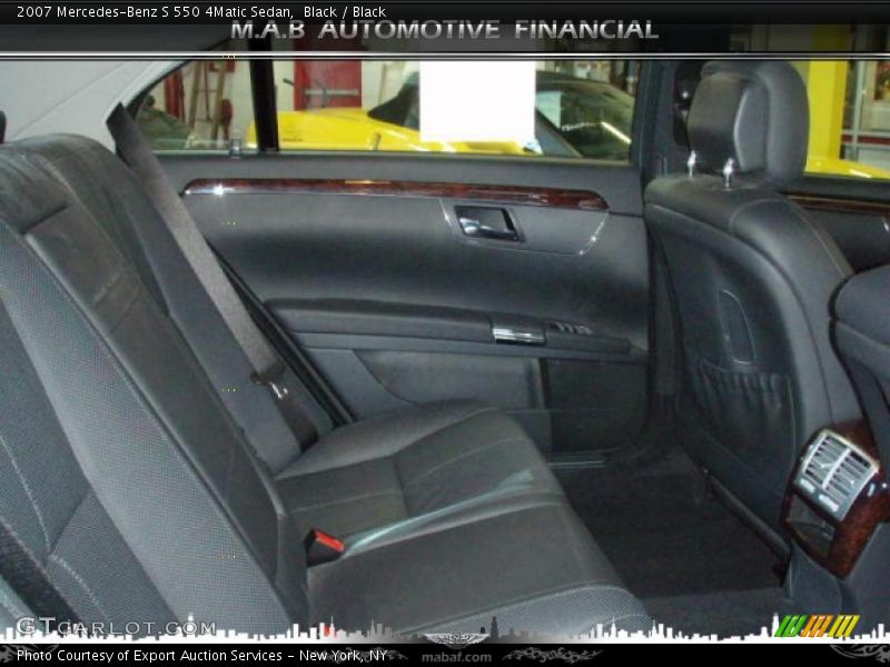 Black / Black 2007 Mercedes-Benz S 550 4Matic Sedan
